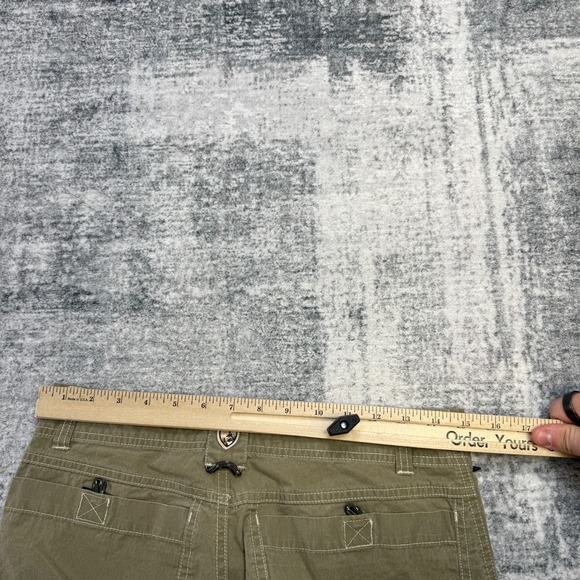 Kuhl Rambler Shorts Mens 30 Brown Vintage Patina Dye Canvas Cargo Hiking Travel - Picture 10 of 13